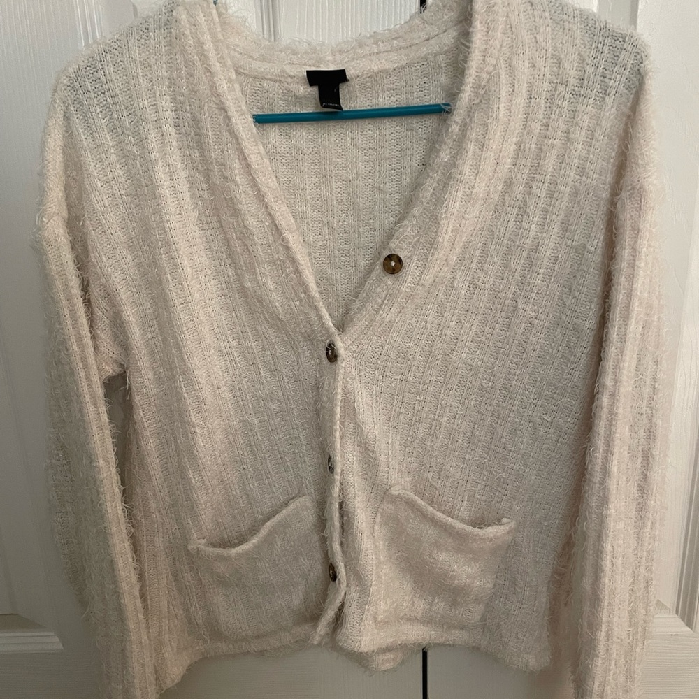 Cream Knit Target Cardigan